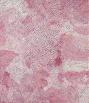 Infinity Nets pink Yayoi Kusama Japanese Oil Paintings